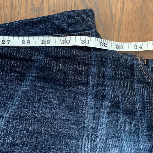 Decree Distressed Super Skinny Jeans, Junior Size 15, Darker Blue Whiskered GUC - Picture 7 of 14